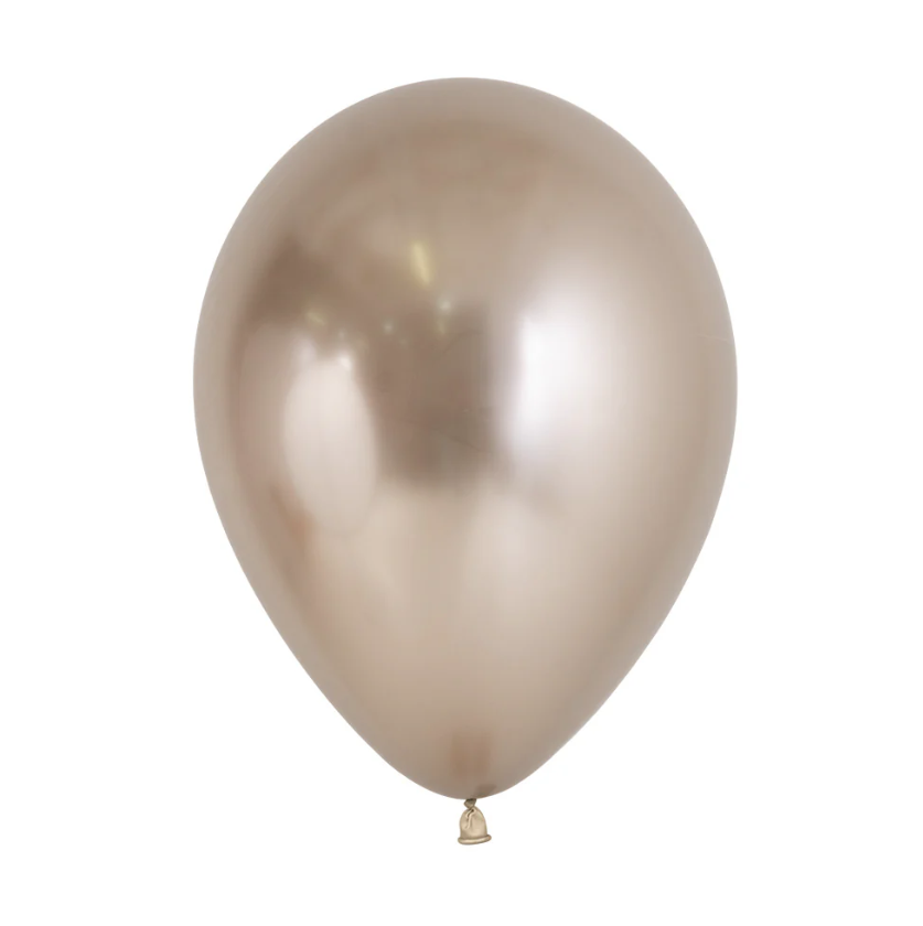 Globo 5" Latex Reflex Champaña C/1