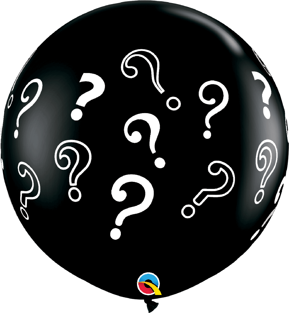 Globo 3' Signos de Interrogacion C/1