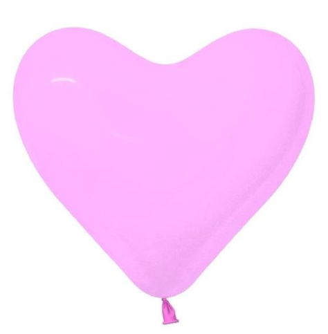 Globo 12" Latex Fashion Corazon Rosa C/1