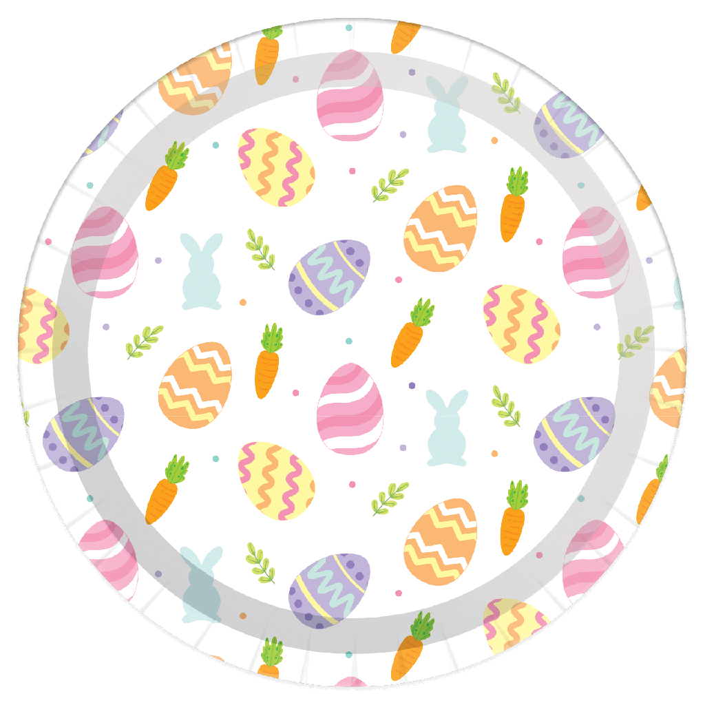 Plato 9" Pascua C/8