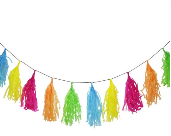 Guirnalda Pompones Multicolor C/1