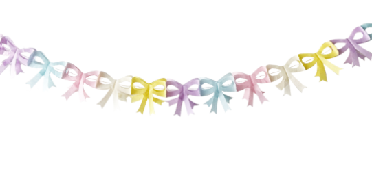 Banderin Listones Arcoiris C/1