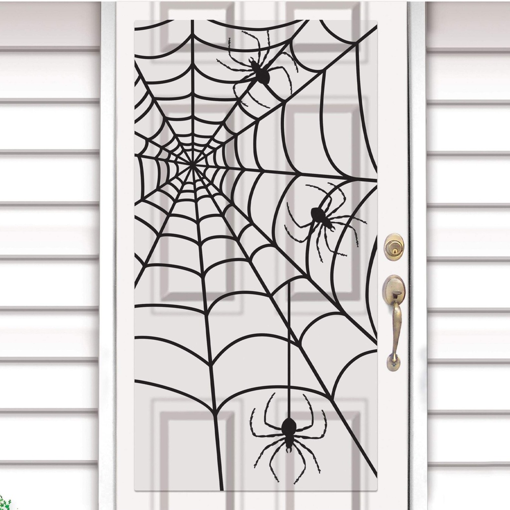 Decoracion Para Puerta Telaraña C/1