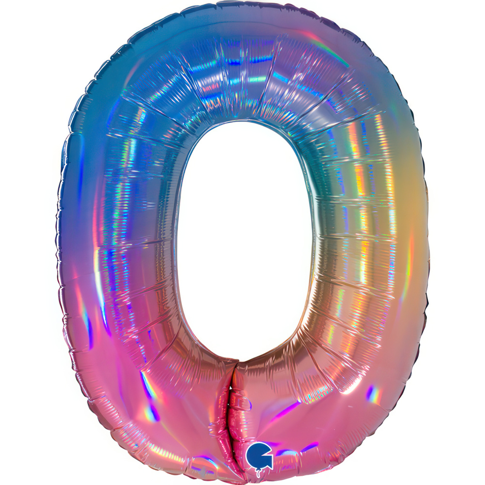 Globo 40" Numero 0 Caramelo C/1