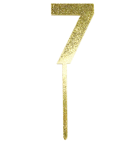 Cake Topper Numero 7 C/1