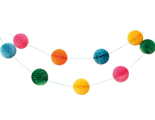 Guirnalda Panal De Colores C/1