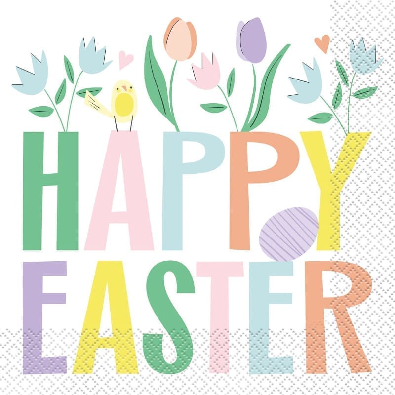 Servilleta Happy Easter C/16