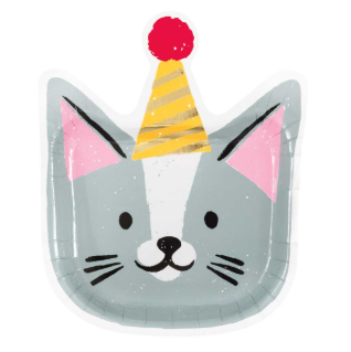 Plato Figura Pawty Animals Cat C/8