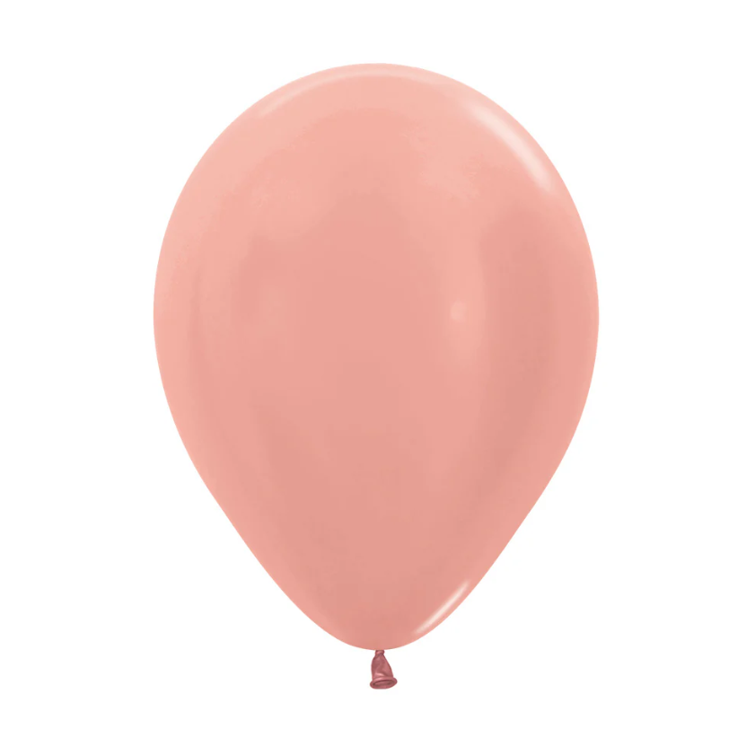 Globo 12" Latex Metal Dorado Rosa C/1 (copia)