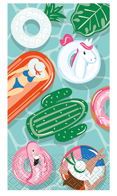 Servilleta Rectangular Summer Fun C/16