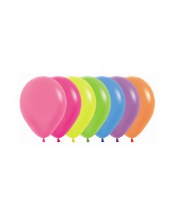 Globo 12" Latex Neon Surtido C/1