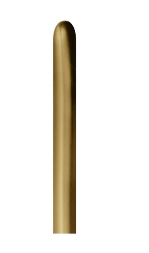 Globo 260" Latex Reflex Dorado C/1