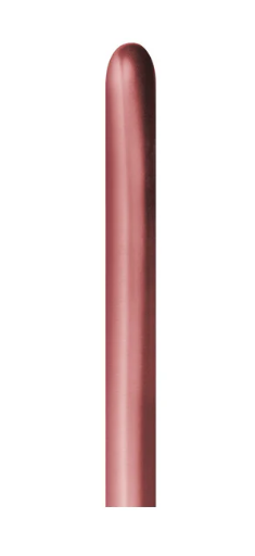 Globo 260" Latex Reflex Oro Rosa C/1