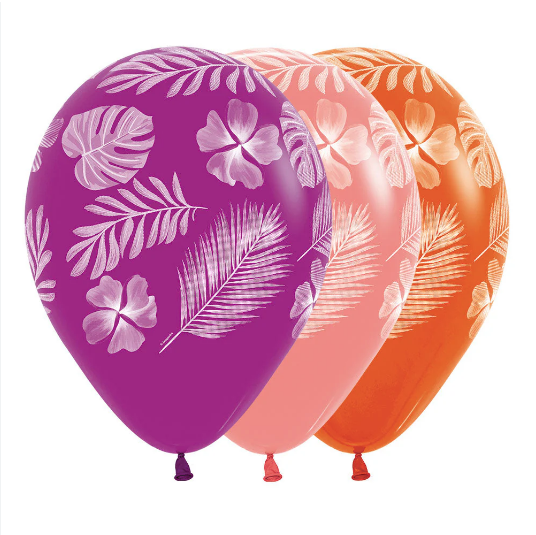 Globo 12" Latex Fashion Paraiso Tropical C/1