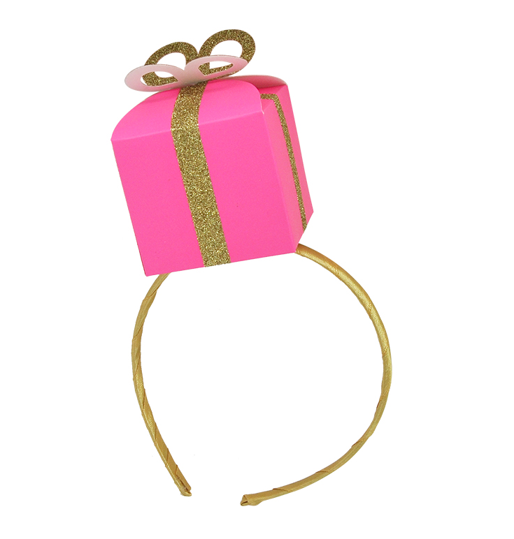 Diadema Regalo Rosa C/1