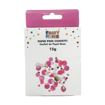 Confetti Corazones Rosa 15g