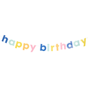 Mini Banner Happy Birthday Colorido C/1