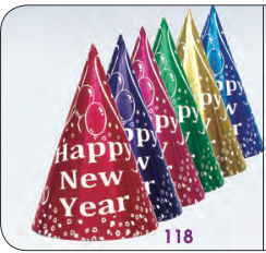 [100.118] Gorrito Carton Happy New Year C/1