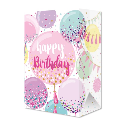 [10.498G/731] Bolsa Dulcera Bond Happy Birthday Sweet Balloons C/10