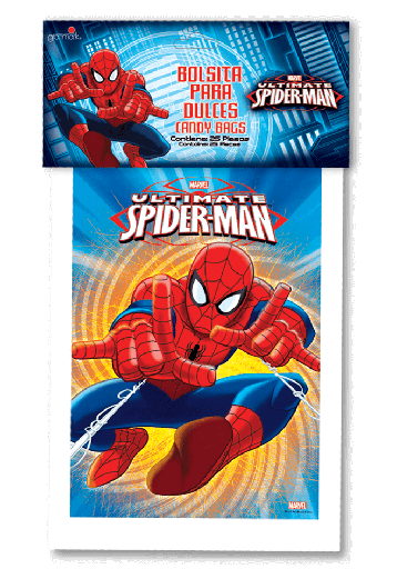 [10.470/469] Bolsa Dulcera Spiderman Clasico C/25