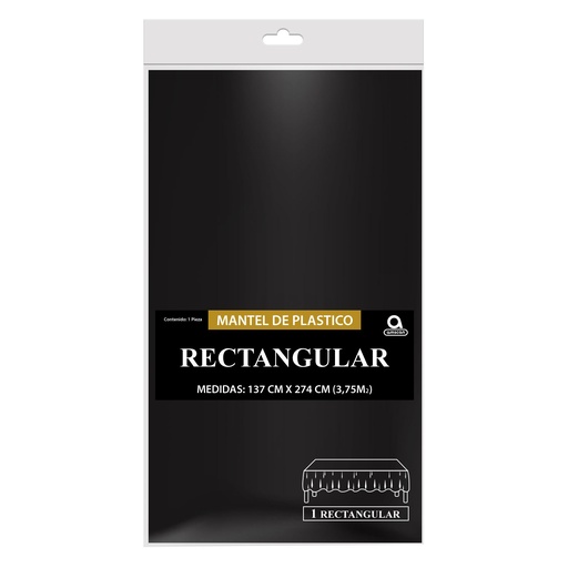 [11.8869/17] Mantel Rectangular Negro C/1