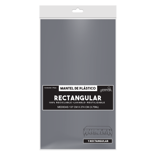 [11.8869/18] Mantel Rectangular Plata C/1