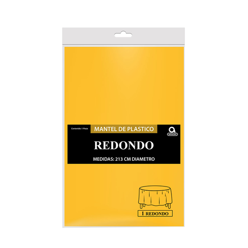 [11.8870/4] Mantel Redondo Amarillo Tropical C/1