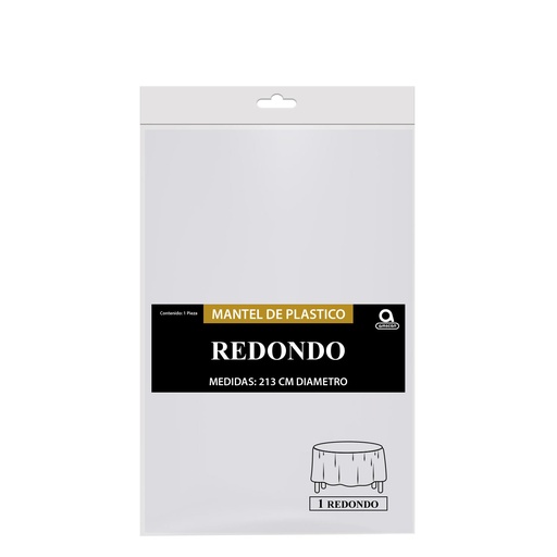 [10.8870/2] Mantel Redondo Blanco C/1