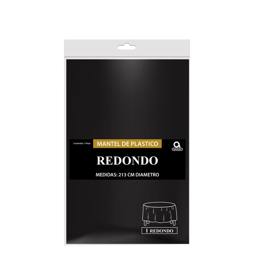 [11.8870/17] Mantel Redondo Negro C/1