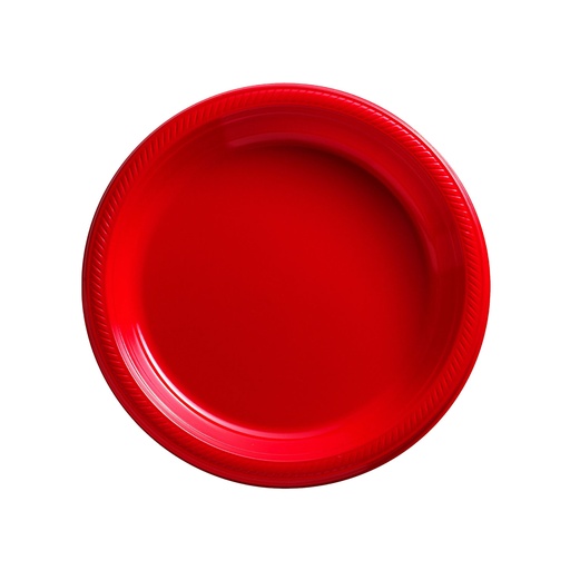 [11.8883/6] Plato 7" Rojo C/20