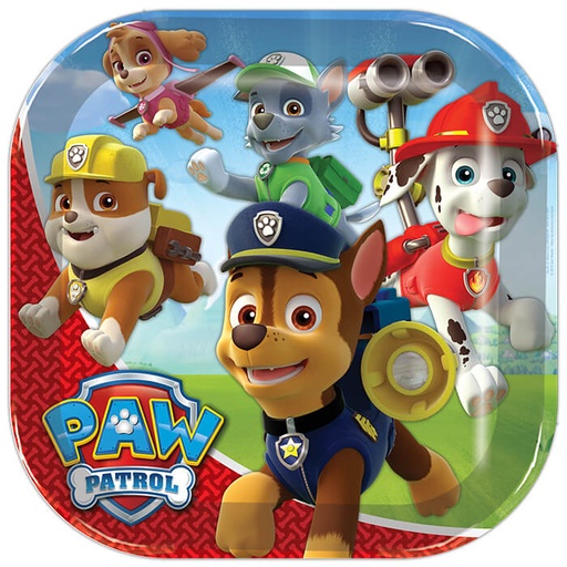 [10.432/727] Plato 9" Paw Patrol Niño C/6
