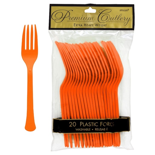 [11.7112/5] Tenedores Naranja C/20