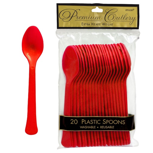 [10.8892/6] Cucharas Rojo C/20