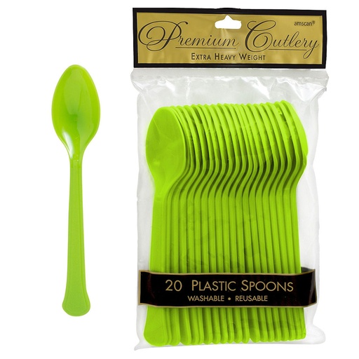 [10.8892/16] Cucharas Verde Kiwi C/20