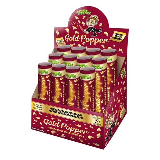 [18.5345/1] Party Popper Gold 20cm C/1
