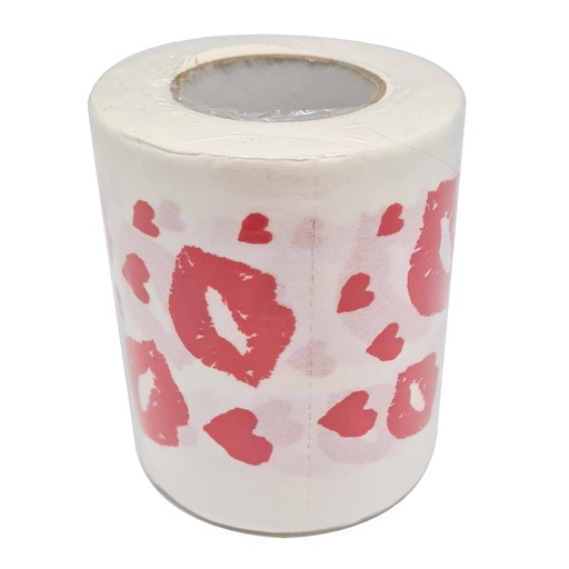[60.BR007] Rollo Papel De Baño Besos C/1