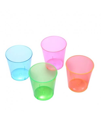 [63.NBVSN12] Vasos Shot Neon C/12