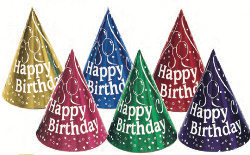 [100.102] Gorrito Carton Happy Birthday C/1