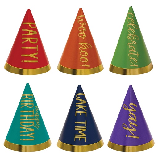 [41.251058] Mini Sombrero Cono Party Foil C/12
