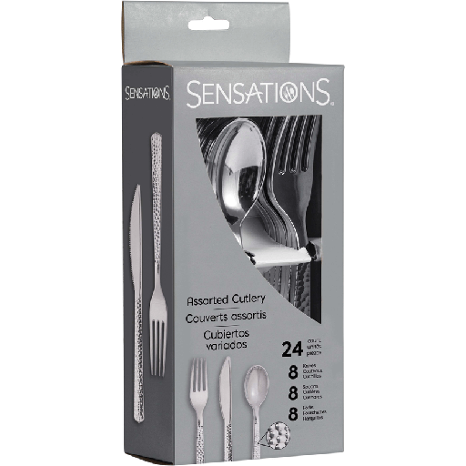 [20.339401] Cubiertos Color Sensations Plata C/24