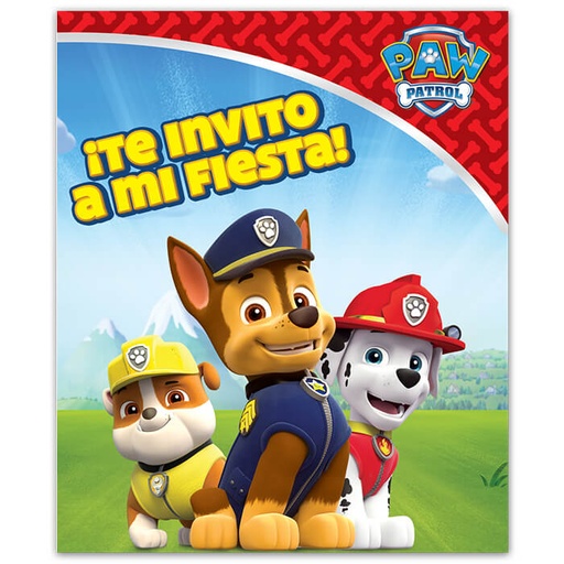 [10.9048-727] Invitacion Paw Patrol C/6