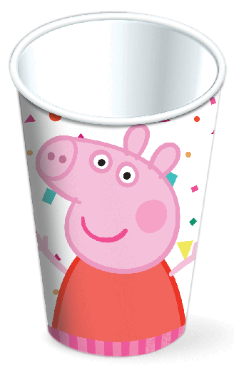 [10.420/838] Vaso 9oz Peppa Pig C/6