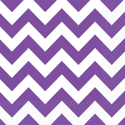 [40.511492.106] Servilleta G Chevron Morado C/16