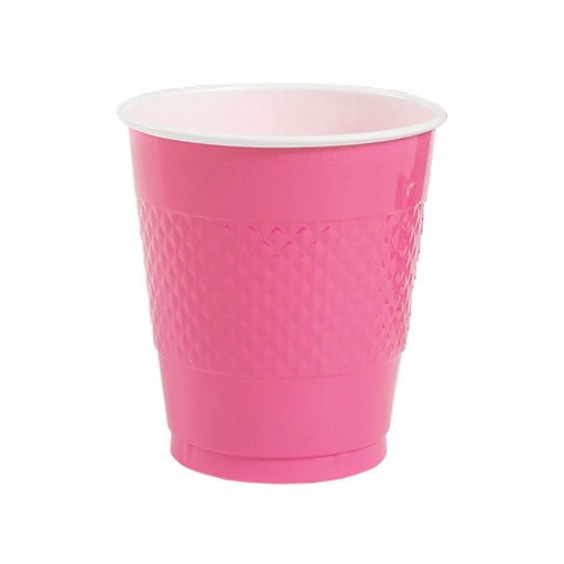 [11.8885/8] Vaso Plastico 12oz Magenta C/20