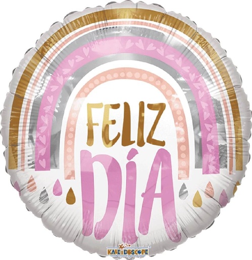 [192.35970-18] Globo 18" Feliz Dia Rainbow C/1