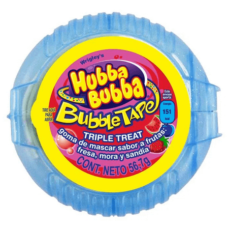 [221.81447] Hubba Bubba Bubble Treat Triple Treat 56.7 g