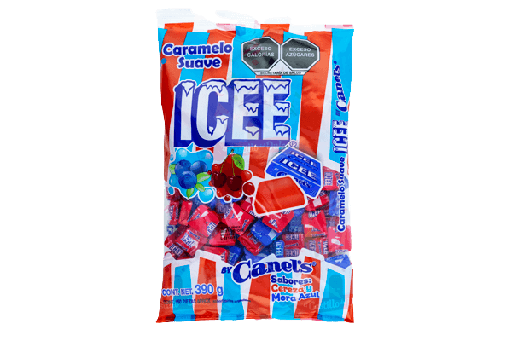 [220.05818] Caramelo Suave Icee Cereza Y Mora C/390 g