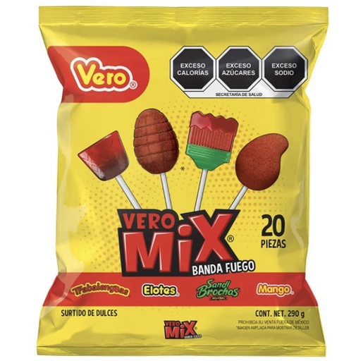 [220] Paleta Vero Mix Fuego C/20