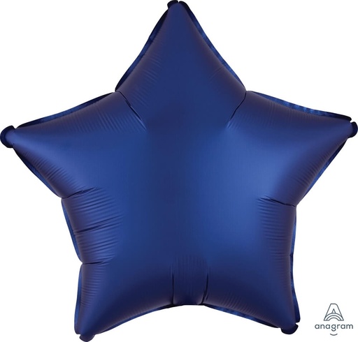 [198.39962] Globo 18" Estrella Azul Navy Mate C/1