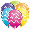 [203.44863] Globo 12" Rayas Chevron C/1